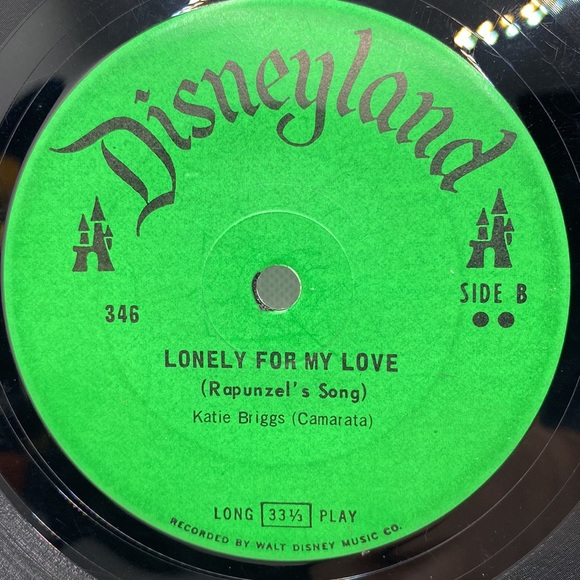 Disneyland The Story of Rapunzel Children’s Book and Vinyl Record 1970 - Picture 16 of 16